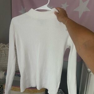Karen Scott white turtleneck